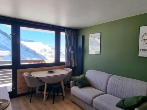 Studio rénové avec coin cabine, pied des pistes, balcon - 4 pers, 2 étoiles, 4 cristaux - FR-1-181-2691